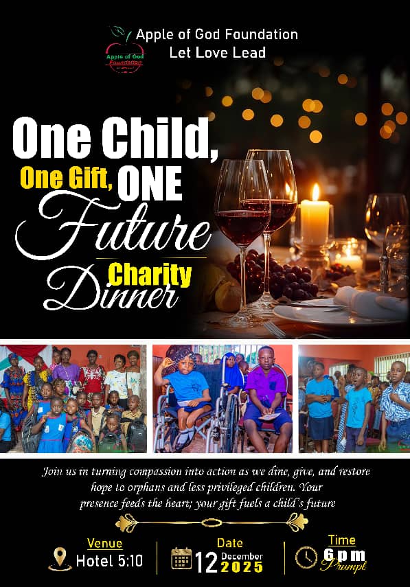 One Child, One Gift, ONE Future Charity Dinner  Category